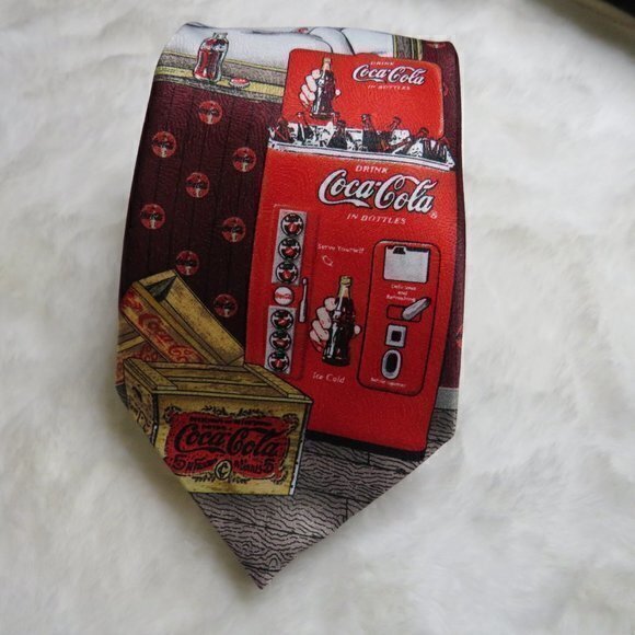 Coca‎ Cola nostalgia bear neck tie - Picture 2 of 4